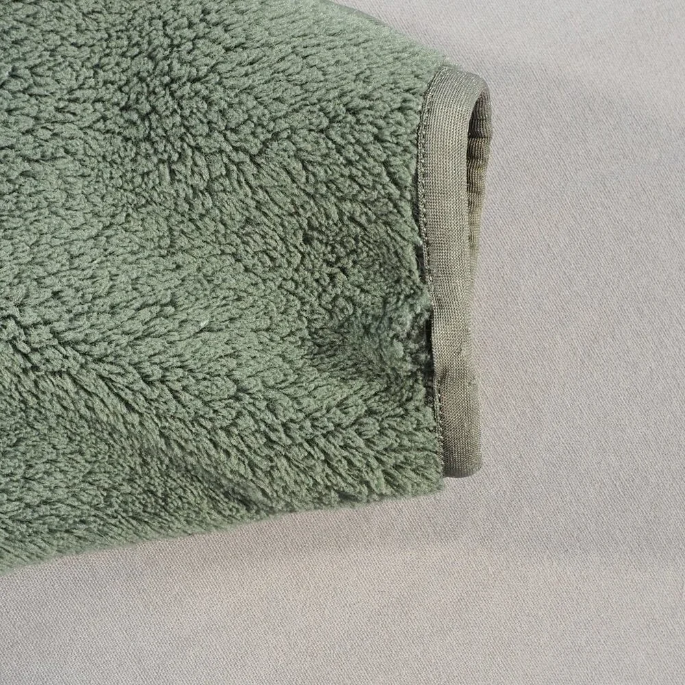 Gen III Fleece Jacket Large Green Cold Weather Full Zip Military Army Bomber - Picture 6 of 11